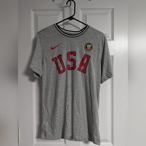 Grey Nike USA Olympic Tee
